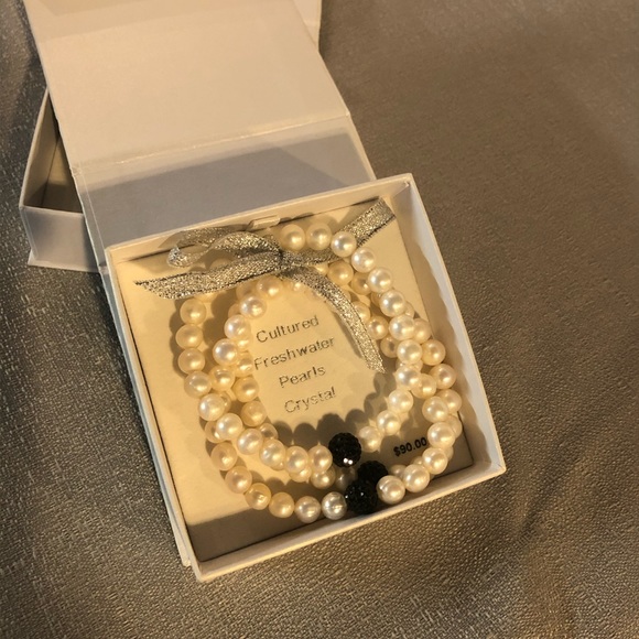 Freshwater pearls double bracelet brand new! - Picture 2 of 2